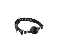 Кляп Fetish Tentation Premium Leather gag with stiff ball