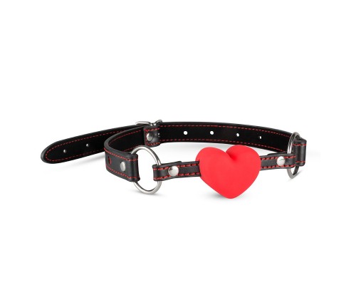 Силиконовый кляп в виде сердца Whipped - Heart Ball Gag