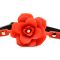 Кляп Master Series Blossom Silicone Rose Gag - Red