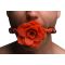 Кляп Master Series Blossom Silicone Rose Gag - Red