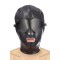 Капюшон для БДСМ со съемной маской Fetish Tentation BDSM hood in leatherette with removable mask