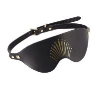 Роскошная маска на глаза Zalo Blindfolds Black