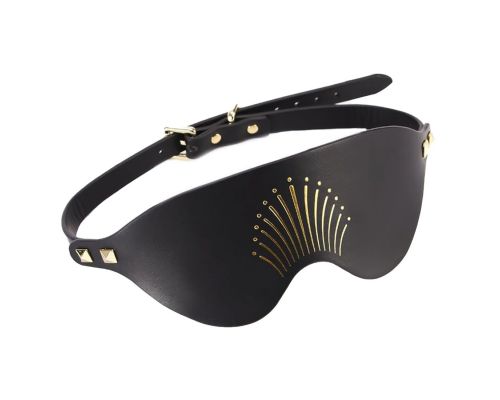 Роскошная маска на глаза Zalo Blindfolds Black