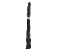 Флоггер с ручкой-дилдо Fetish Tentation Whip with Dildo Handle