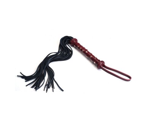 Флоггер Liebe Seele Wine Red Studded Flogger