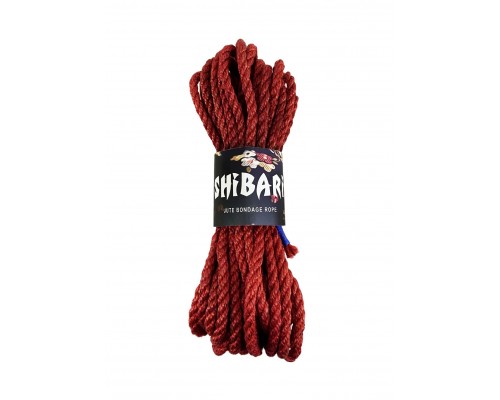 Джутовая веревка для Шибари Feral Feelings Shibari Rope, 8 м красная