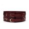 Кожаный пояс для бондажа Liebe Seele Wine Red Waist Cuff S Size