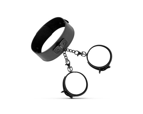 Наручники с ошейником Bedroom Fantasies Collar & Cuffs - Black