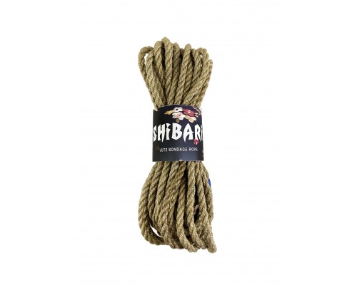 Джутовая веревка для Шибари Feral Feelings Shibari Rope, 8 м серая