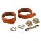 Наручники LOCKINK Wristcuffs/Anklecuffs Brown Set