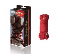 Веревка для BDSM BTB Bondage Rope Red, длина 10 м, диаметр 65 мм, полиэстер