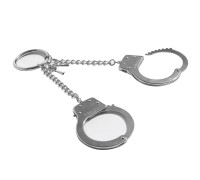 Наручники Sex and Mischief - Ring Metal Handcuffs на длинной цепочке с кольцом