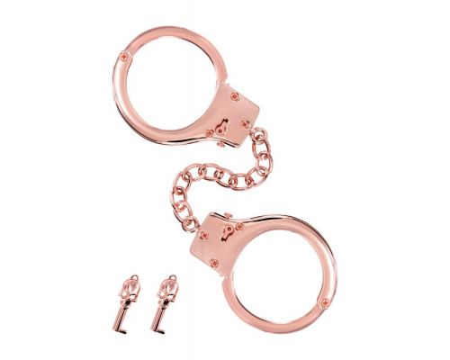 Наручники Fetish Tentation Premium Chick wrist cuffs in rose-gold metal