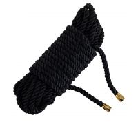 Веревка для шибари LOCKINK SEVANDA Shibari Pratice Rope Black, 8 метров