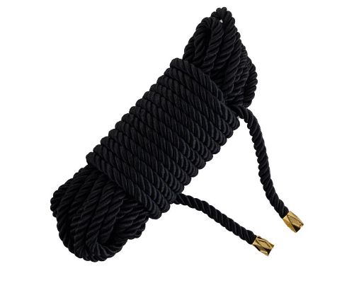 Веревка для шибари LOCKINK SEVANDA Shibari Pratice Rope Black, 8 метров