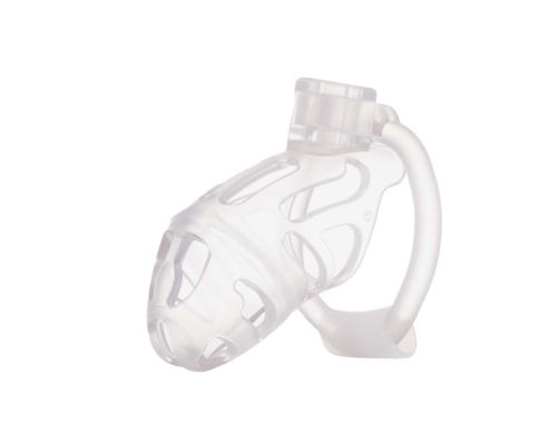 Клетка для пениса LOCKINK SEVANDA Plastic Penis Chastity Cage - Transparent