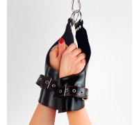 Поручи для подвеса Fetish Hand Cuffs For Suspension из натуральной кожи