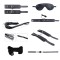 Набор Alive Secret Desires Black BDSM Kit (8 pcs)