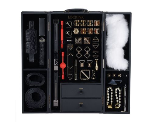 БДСМ-набор LOCKINK All-in-1 BDSM Play Kit - Crocodile Leather