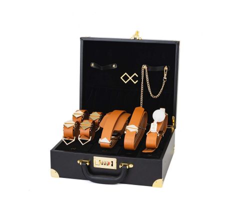 БДСМ-набор LOCKINK Moonlight Treasure Chest - Brown Set