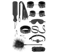 Набор для BDSM Fetish Tentation SM Bondage Box in vegan leather 10pcs