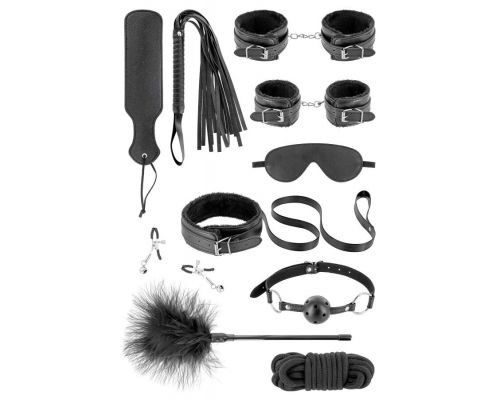 Набор для BDSM Fetish Tentation SM Bondage Box in vegan leather 10pcs