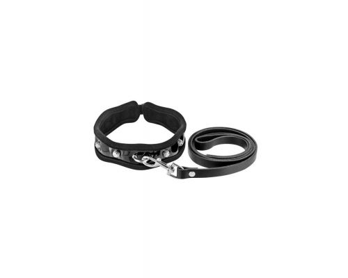 Поводок Fetish Tentation Premium Patent leather chocker and leash