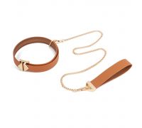 Поводок LOCKINK Tied Collar with Leash Set - Brown