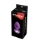 Анальная пробка с кристаллом MAI Attraction Toys №49 Purple, длина 9,5см, диаметр 4см