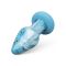 Стеклянная анальная пробка Gildo - Ocean Curl Glass Butt plug