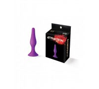 Анальная пробка на присоске MAI Attraction Toys №32 Purple, длина 10,5см, диаметр 2,5см