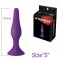 Анальная пробка на присоске MAI Attraction Toys №32 Purple, длина 10,5см, диаметр 2,5см