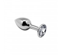 Анальная пробка Alive Mini Metal Butt Plug White S