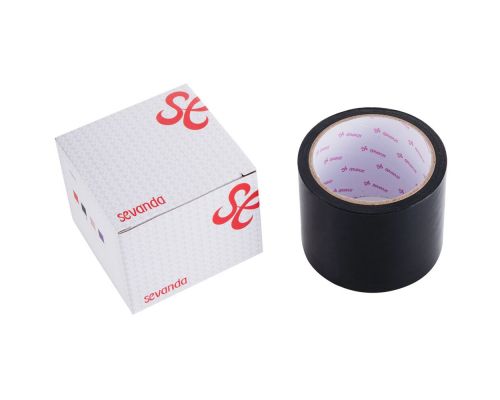 Электростатическая лента для бондажа LOCKINK SEVANDA Electrostatic Tape - Black Tape, 16 м