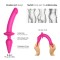 Анальная пробка с дилдо Strap-On-Me SWITCH PLUG-IN SEMI-REALISTIC DILDO FUCHSIA - L