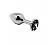 Анальная пробка Alive Mini Metal Butt Plug Black M