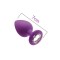 Анальная пробка с кристаллом MAI Attraction Toys №47 Purple, длина 7см, диаметр 2,5см