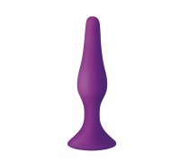 Анальная пробка на присоске MAI Attraction Toys №34 Purple, длина 12,5см, диаметр 3,2см