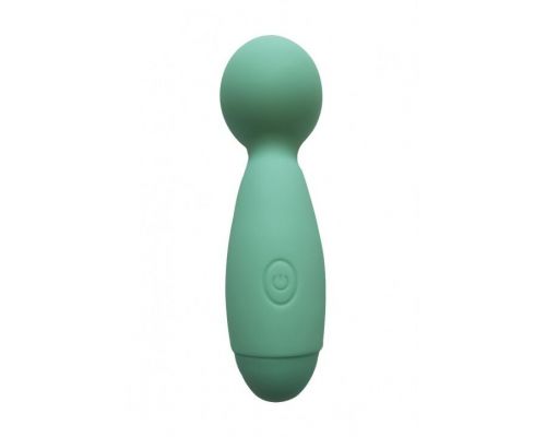 Мини-вибромассажер Wooomy Smally Mini Wand Turquoise