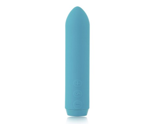 Минивибратор Je Joue - Classic Bullet Vibrator Teal с глубокой вибрацией и фиксацией на палец