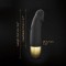 Вибратор Dorcel Real Vibration S Gold 2.0, диам 3,7см, перезаряжаемый, для точки G, водостойкий