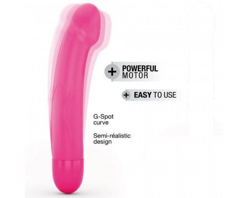 Вибратор Dorcel Real Vibration M Magenta 2.0, диам 3,7см, перезаряжаемый, для точки G, водостойкий