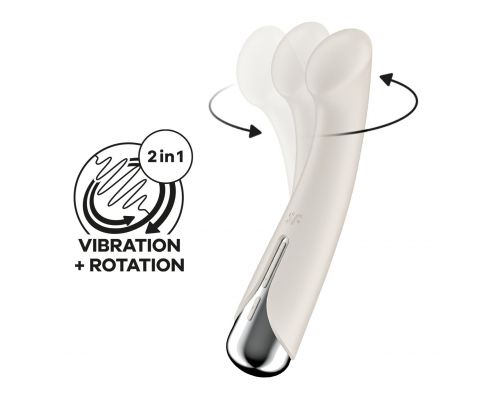 Вибратор Satisfyer Spinning G-Spot 1 Beige