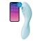 Вакуумный стимулятор с вибрацией Satisfyer Curvy Trinity 5 (Blue)