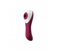 Вакуумный клиторальный стимулятор Satisfyer Dual Crush Wine Red