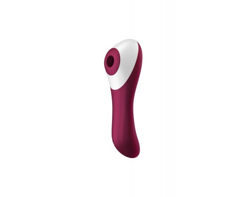 Вакуумный клиторальный стимулятор Satisfyer Dual Crush Wine Red