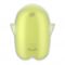 Вакуумный клиторальный стимулятор с вибрацией Satisfyer Glowing Ghost Yellow