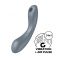 Вакуумный стимулятор с вибрацией Satisfyer Curvy Trinity 1 Bluegrey