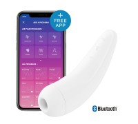 Вакуумный клиторальный стимулятор Satisfyer Curvy 2+ White