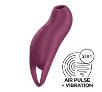 Вакуумный клиторальный стимулятор с вибрацией Satisfyer Pocket Pro 1 Purple